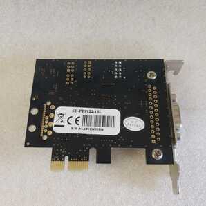 岐阜 即日発 速達 送料無 ★ AREA SD-PE9922-1SL E1SL RS232C 増設ポート PCI Express x1接続 ロープロファイル ★確認済 Y201jの画像2