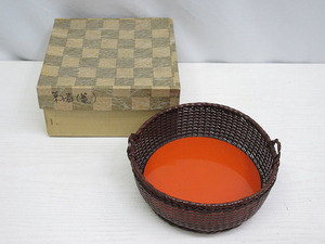 *YC6026 коробка для выпечки . дерево кондитерские изделия . горшок средний горшок японская посуда чайная посуда Showa Retro бесплатная доставка *