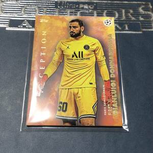 2021-22 Topps Inception UEFA Champions League Gianluigi Donnarumma Paris Saint-Germain Baseカード 即決