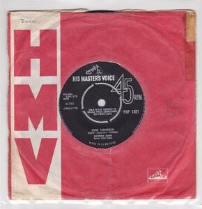 ■中古品■Manfred Mann マンフレッド・マン/come tomorrow what did i do wrong?(USED 7 INCH SINGLE)