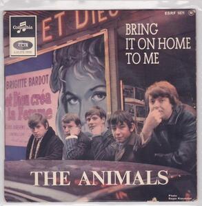 ■中古品■The Animals アニマルズ/bring it on home to me +3(USED 7 INCH SINGLE EP) Eric Burdon エリック・バードン