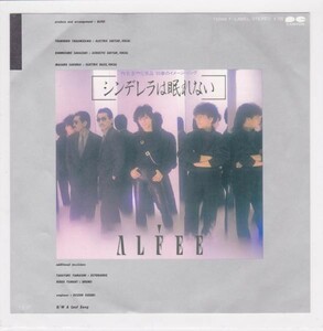 ■中古品■The Alfee ジ・アルフィー/シンデレラは眠れない + a last song(シングル盤)