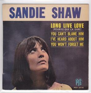 ■中古品■Sandie Shaw サンディー・ショウ/long live love +3(USED 7 INCH SINGLE EP)
