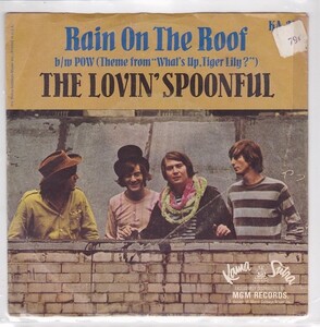 ■中古品■The Lovin' Spoonful ラヴィン・スプーンフル/rain on the roof +pow(USED 7 INCH SINGLE)