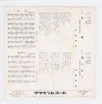 ■中古品■西郷輝彦/星娘 + 港の灯り(シングル盤)_画像2