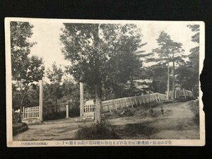 ｍ◎◎　戦前絵葉書　金谷山公園ノ招魂社（田舎なれども金谷の薬師花の高田を眼の下に）　風景　/I31②