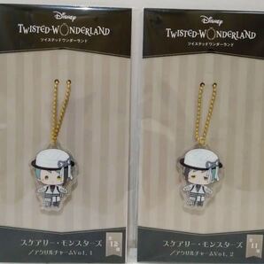 最終お値下げおまけ付 ツイステ フロイド ジェイド アクリルチャーム スケアリーモンスター スケモン