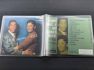 CD MVCM290「カーメン・マクレエ 　Sammy Davis Jr. And Carmen McRae Boy Meets Girl」見本盤　プラケースなし　管理R