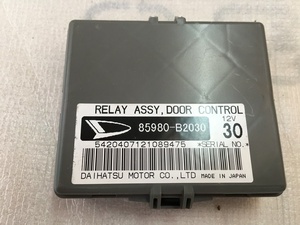 ドア コントロール コンピューター リレー 未テストジャンク タント L350S ダイハツ 純正 85980-B2030