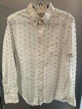 coen 7510-638-4102 ドット刺繍 ボタンダウン 長袖シャツ XL USED コーエン LONG SLEEVE DOT SHIRT _画像1