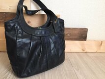 ■ COACH コーチ 12240 トートバッグ レザー ブラック 中古 　 ★_画像1