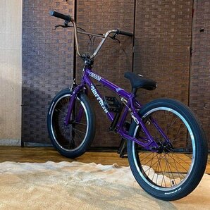 ■HOFFMAN BIKE CONDOR ホフマンバイク コンドル 2022年 20インチ パープル クロモリ BMX 自転車 札幌発★の画像5