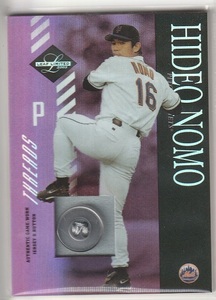 【激レア!! ボタンカード】2003 LEAF LIMITED THREADS #104 HIDEO NOMO 野茂英雄 4/6