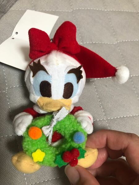 ディズニー　デイジークリスマスキーホルダー 