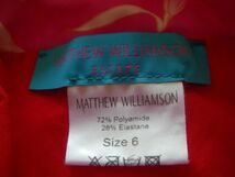 s114 MATTHEW WILLIAMSON マシューウィリアムソン ホルターネック 水着 スイムウエア サイズS_画像6