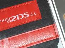 ◆送料無料◆newニンテンドー2DS LL フェルトポーチ 開閉はマジックテープで簡単 大きな開口部 内側にレーヨンスウェード ILX2L233_画像4