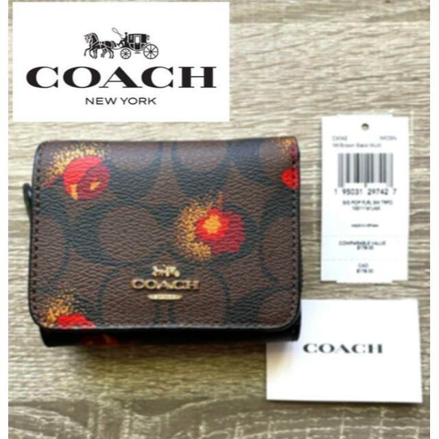 ヤフオク! -コーチ 財布 レディース 花柄の中古品・新品・未使用品一覧