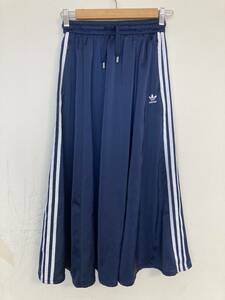 * beautiful goods adidas Adidas long skirt J/XS navy jersey embroidery to ref . il originals ATP