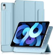 ライトブルー iPad 第10世代 iPad Air 第4世代 10.9インチにも対応 磁気吸着 オート スリープ/ウェイク対応 Pencil 対応 ケース カバー_画像2