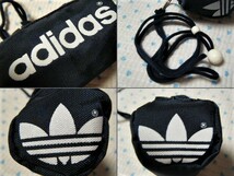 アディダス　adidas/DESCENTE　小物入れ用ミニポーチ　紺系　ネックストラップタイプ　日本製　1980年代　デサント製品_画像4