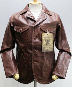 DALEE'S&Co (ダリーズ) TICK.HIDE... 1910s SACK JACKET / チック レザーサックジャケット 未使用品 BROWN size 15.5 / デラックスウエア