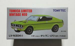  prompt decision! Tomica Limited Vintage Neo LV-N204d Mitsubishi Colt Galant GTO MR 70 year ( yellow green ) new goods * unused goods 