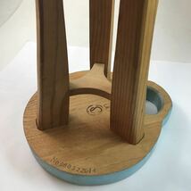 丸椅子 木製椅子 ビンテージ 風　丸イス こけやすい　木製 店舗什器 試作品？_画像3