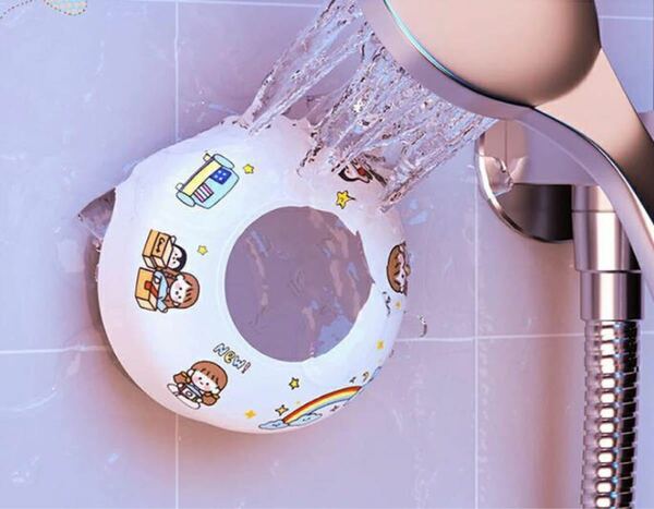 Bluetooth スピーカー IPX防水 小型 お風呂 ワイヤレススピーカー 壁への単純な吸着 通話可能 音量調整 マイク内蔵 