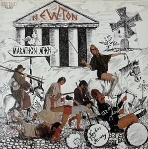 [ 日本盤 / LP / レコード ] Newton Family / Marathon ( Disco / Synth-Pop ) RCA - RPL-8013 ディスコ 大名盤