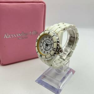 H7-210 ALESSANDRA OLLA/アレサンドラ・オーラ 3針 レディース クォーツ 腕時計 AO 200-2 付属品あり