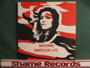 Madonna ： American Life 12''X2 (( Missy Elliott American Dream Remix / Oakenfold Downtempo Remix / 落札5点で送料無料