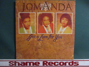 Jomanda ： Got A Love For You 12'' (( Love Mix / Smoove Underground Mix / Extended Ver. / 落札5点で送料無料