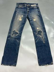 LEVIS VINTAGE CLOTHING LVC 1947年モデル 501XX 47501-0172 リーバイス ヴィンテージ ウォーンハードカスタマイズド デニムパンツ W31