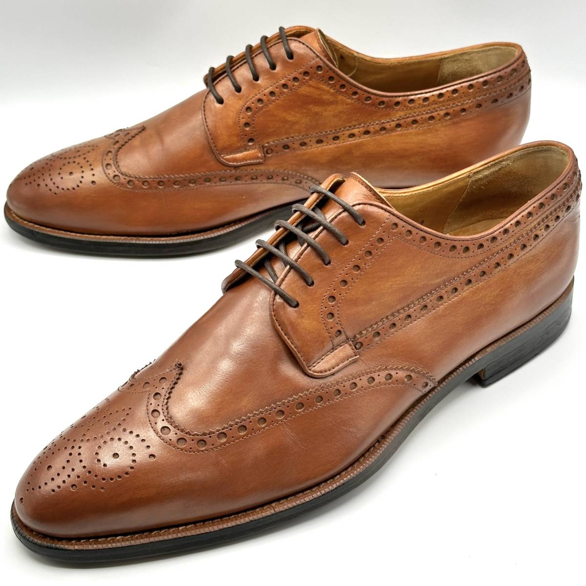 未使用 MAGNANNI マグナーニ メダリオンレザーシューズ 44 (28