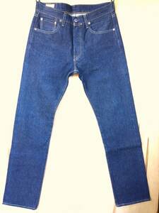 ♪（米国製）未裾上げ Levi’s 501 W30/L34 Made in the USA 00501-2546 セルビッジ Rigidモデル 革パッチ USED美品！