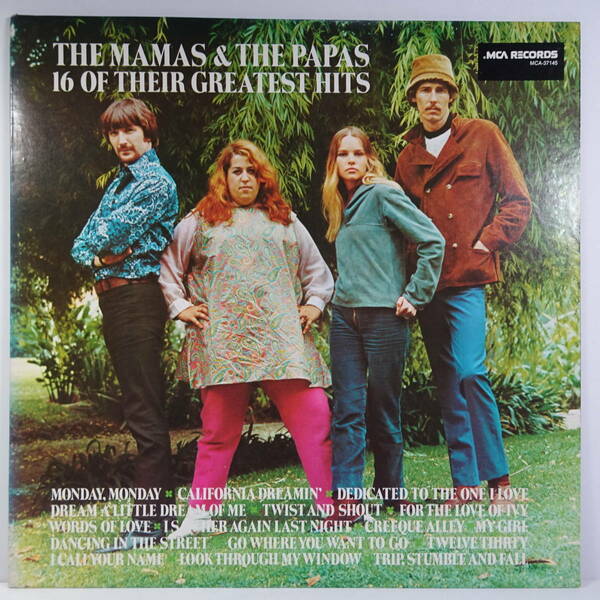 LPレコード　「ザ・ママス＆ザ・パパス・グレイテスト・ヒッツ」　（「The Mamas & The Papas 16 of Their Greatest Hits」）