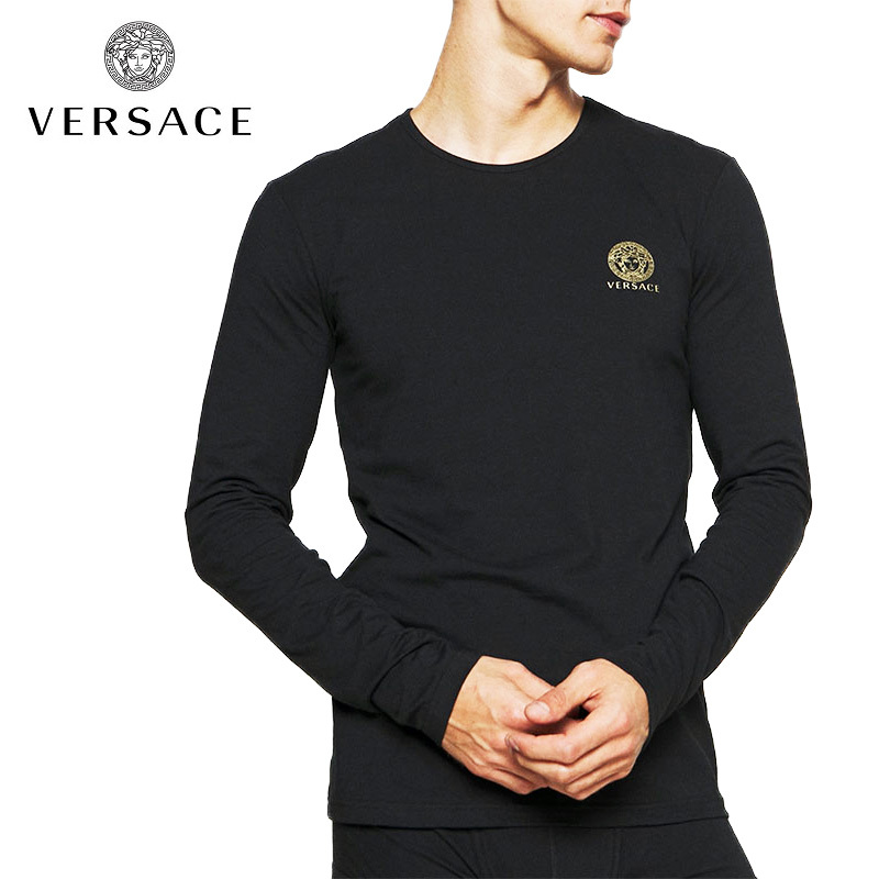 送料無料 3 VERSACE ヴェルサーチ AU10326 A232741 ブラック アンダー ...