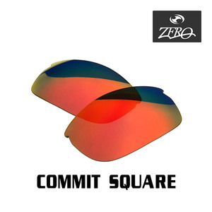 当店オリジナル オークリー コミットスクウェア 交換レンズ OAKLEY スポーツ サングラス COMMIT SQUARE ミラーレンズ ZERO製