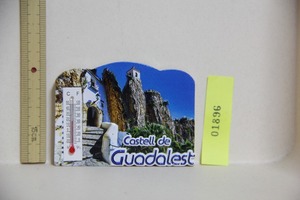 Castell de GUADALEST グアダレスト マグネット 検索 スペイン バレンシア 観光 お土産 磁石 グッズ 温度計 半立体