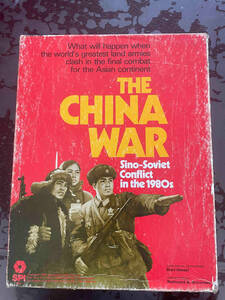 SPI　THE　CHINA　WAR　中ソ戦争　ユニット切断済