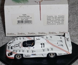 1205 1/43 Porsche 936 № 11 Ikusbell 1981 Le Mans Porsche