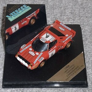 L193A 1/43 Lancia Stratos CHARDONNET 6 number car red 1975