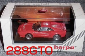 1/43 フェラーリ 288 GTO レッド FERRARI HERPA