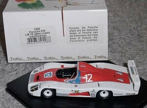 1208 crash after 1/43 Porsche 936 12 number car iks1979 Le Mans PORSCHE