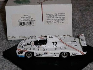 1206 1/43 Porsche 936 № 12 Car Mass Supin 1981 Le Mans