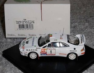 706 1/43 トヨタ セリカ GT4 GALP 1号 ポルトガル 1996 コカコーラ TOYOTA celica GT Four