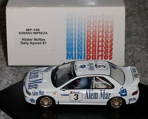 MP-105 1/43 スバル インプレッサ WRC 3号車 マクレー アクロポリス ラリー 1997 WRX SUBARU IMPREZA MP105