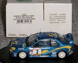 1123 1/43 Subaru Impreza WRC № 2 2000 Subaru Impreza