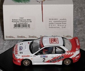 1107 1/43 スバル インプレッサ WRC 2号 ロシア1998 SUBARU IMPREZA