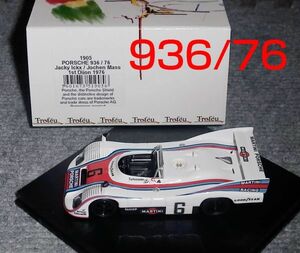 1905 1/43 Porsche 936/76 6 number car iks trout Martini 1976ti John victory PORSCHE